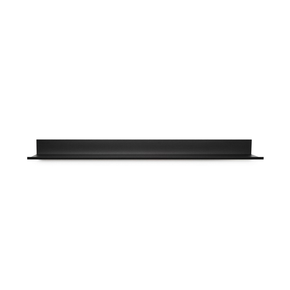 Photos - Kids Furniture 36" No Stud Needed Floating Shelf Black - Simple Mount