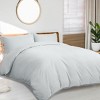 PiccoCasa 110gsm Brushed Microfiber Bedding Duvet Cover Set with Pompoms with 2 Pillowcase - 2 of 4