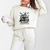 Simply Sage Market Haunted House Pumpkins And Bats Lightweight Garment Dyed Sweatshirt - 2 of 4