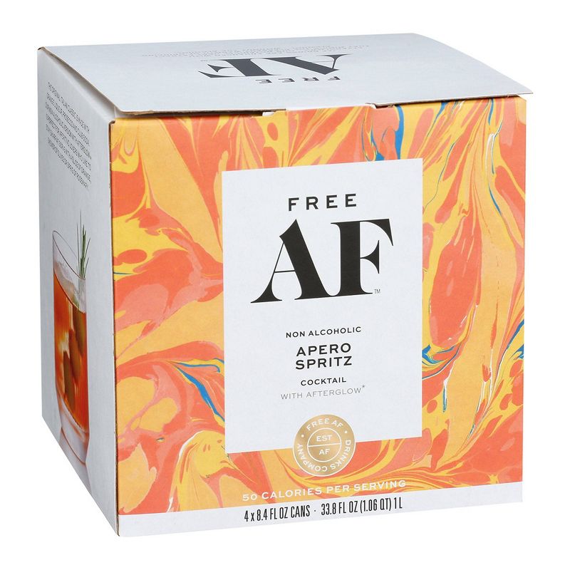 Free AF Non-Alcoholic Apero Spritz - 4pk/8.4 fl oz Cans, 1 of 4