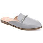 Journee Collection Womens Rubee Slip On Round Toe Mules Flats