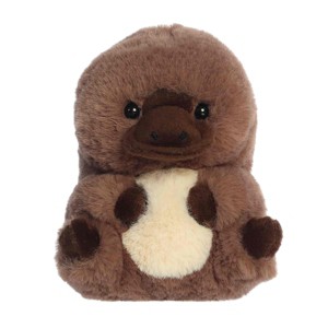 Aurora Mini Porter Platypus Rolly Pet Playful Stuffed Animal Brown