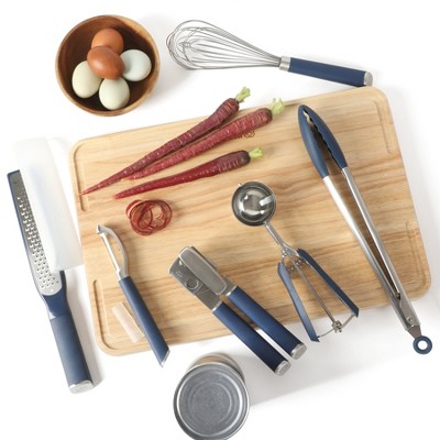 Calphalon Edge 6 Piece Stainless Steel Kitchen Tool & Gadget Set- Navy Blue — фото 2