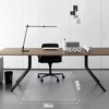 Chair Mat for Carpet Floors, Computer Desk Chair Mat Strong Slip Resistant Under Desk Floor Protector - 2 of 4