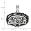 Black Bow Jewelry Sterling Silver Jacksonville State Gamecocks NCAA Large Pendant - 2 of 3