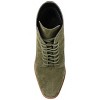 Journee Signature Womens Genuine Leather Edda Almond Toe Block Heel Combat Booties - 4 of 4