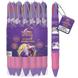 Inkology Unicorn Academy Jumbo 4-Color Retractable Ink Pen : Target