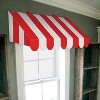 Beistle 3-D Red & White Awning Wall Decoration, 24.75" x 8.75", (2/Pkg) Multicolored - 2 of 4