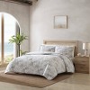 Tommy Bahama Beachway Blooms Duvet Cover Set Gray - 3 of 4