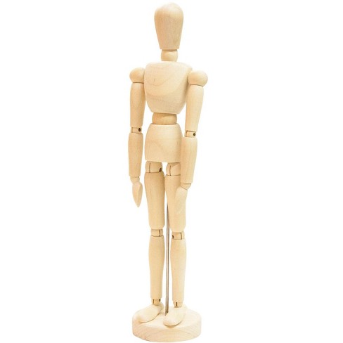 Jack Richeson Wooden Male Manikin, 12 Inches : Target