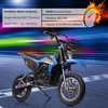 36V Electric Dirt Bike for Kids, Ride on Motorcycle 350W Brushless Motor Fast Speed 15.5MPH - 3 of 4