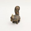 TopComfy Decorative Object Happy Hippo Aluminum Figurine Copper Antique Finish for Eclectic Decor, Black, 10.5"*5"*12.5" - 3 of 4