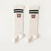 MyKids-Usa Baby Cartoon Graphic Mid Tube College Style Striped Socks - 2 of 4