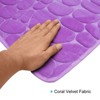 Unique Bargains Memory Foam Non-Slip Water Absorption Comfortable Bath Rug - 3 of 4