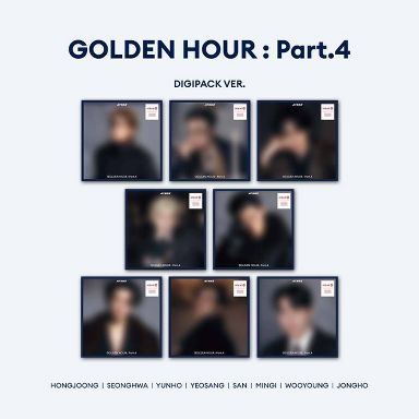 ATEEZ - GOLDEN HOUR : Part.4 (Digipack) (Target Exclusive, CD)