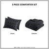 Sapphtopaz Jacquard Pompom Comforter Set, Twin/Twin XL Quilt Set with 2 Shams for Women, Men, Kids & Teens - 2 of 4