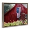 Stupell Industries Red Barn with American Flag, 31" x 25" - 3 of 4
