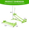 Zevemomo Lawn Mower Lift Jack, Foldable Lift for Riding Lawn Mowers, Mower Jack with Manual and Electric Dual Handles, 900Lbs Weight Capacity - 2 of 4