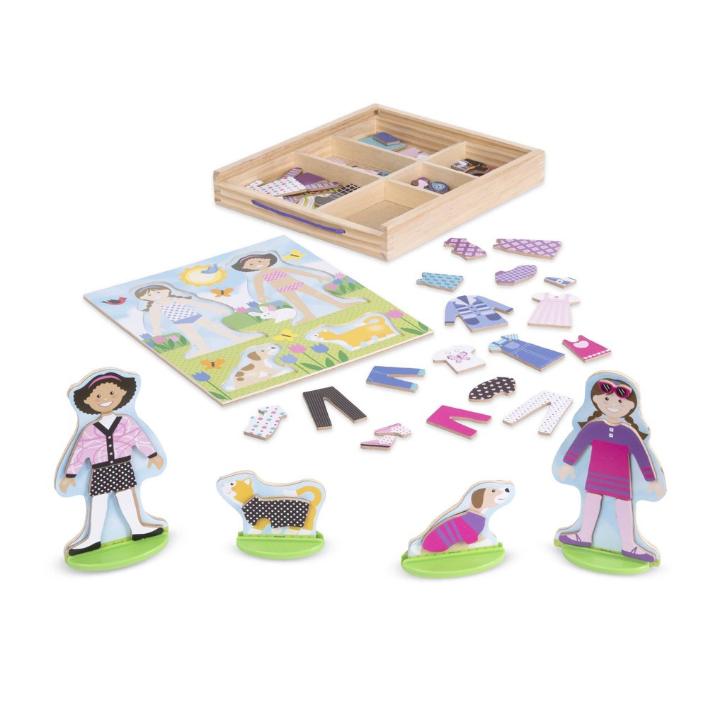 Melissa & Doug Best Friends Magnetic Dress-Up Magnetic Activity Set