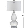Mercurio Double Gourd Lamp - 28.5 Inch Height - LIT4155 - Safavieh - 4 of 4