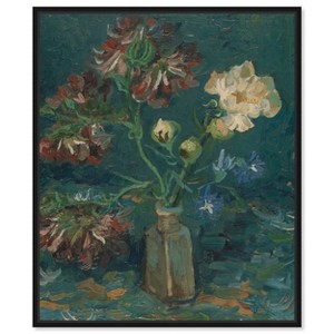 Art Remedy Van Gogh Blau Van Gogh Classic Fields and Floral Wall Art Framed - 1 of 4