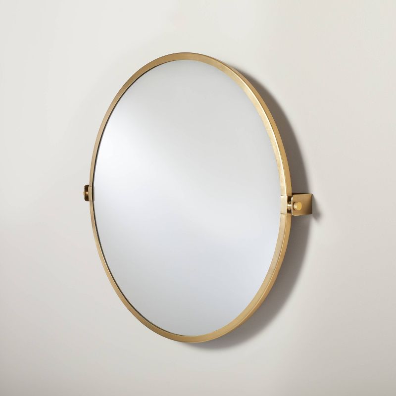 30" Round Bathroom Vanity Pivot Mirror - Hearth & Hand™ with Magnolia, 4 of 7
