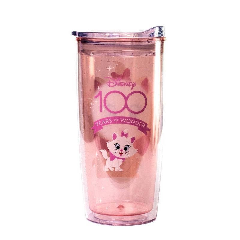 Silver Buffalo Disney 100 The Aristocats Marie Plastic Travel Tumbler | Holds 20 Ounces, 2 of 6