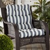 Kensington Garden 24"x22" Outdoor High Back Chair Cushion - 2 of 4