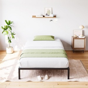 Metal Bed Frame, Platform Bed Frame with Storage Space Under Bed, Heavy Duty Steel Slat Support, Easy Assembly, No Box Spring Needed, Noise Free - 1 of 4