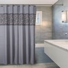 Creative Scents Brushed Nickel Shower Curtain / Liner - image 2 of 4