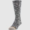 Signature Gold by Goldtoe Men's Rag Crew Camp Socks 2pk - White-Black/Olive 6-12 - 3 of 3