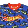 Hot Wheels Pajamas Toddler Boys' Cars Galore Soft Fleece Footless Sleeper PJ - 4 of 4