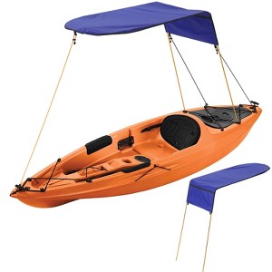 Coucheta Universal Kayak Sun Shade Canopy, Waterproof Portable Awning Top Cover for Canoe, Fishing Boat, Inflatable Paddle Board, Easy Setup - 1 of 4