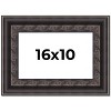 PosterPalooza | 3.5" Wide Ornate Black Picture Frame - UV Acrylic, Backing Board, Hanging Hardware Included - 2 of 4