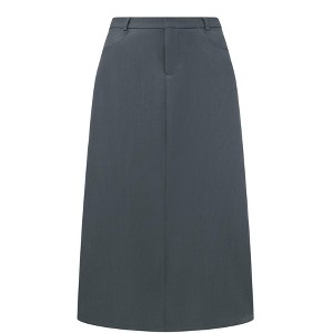 INSPIRE CHIC Women's Business High Waist Casual Work Pencil Long Skirts - 1 of 4