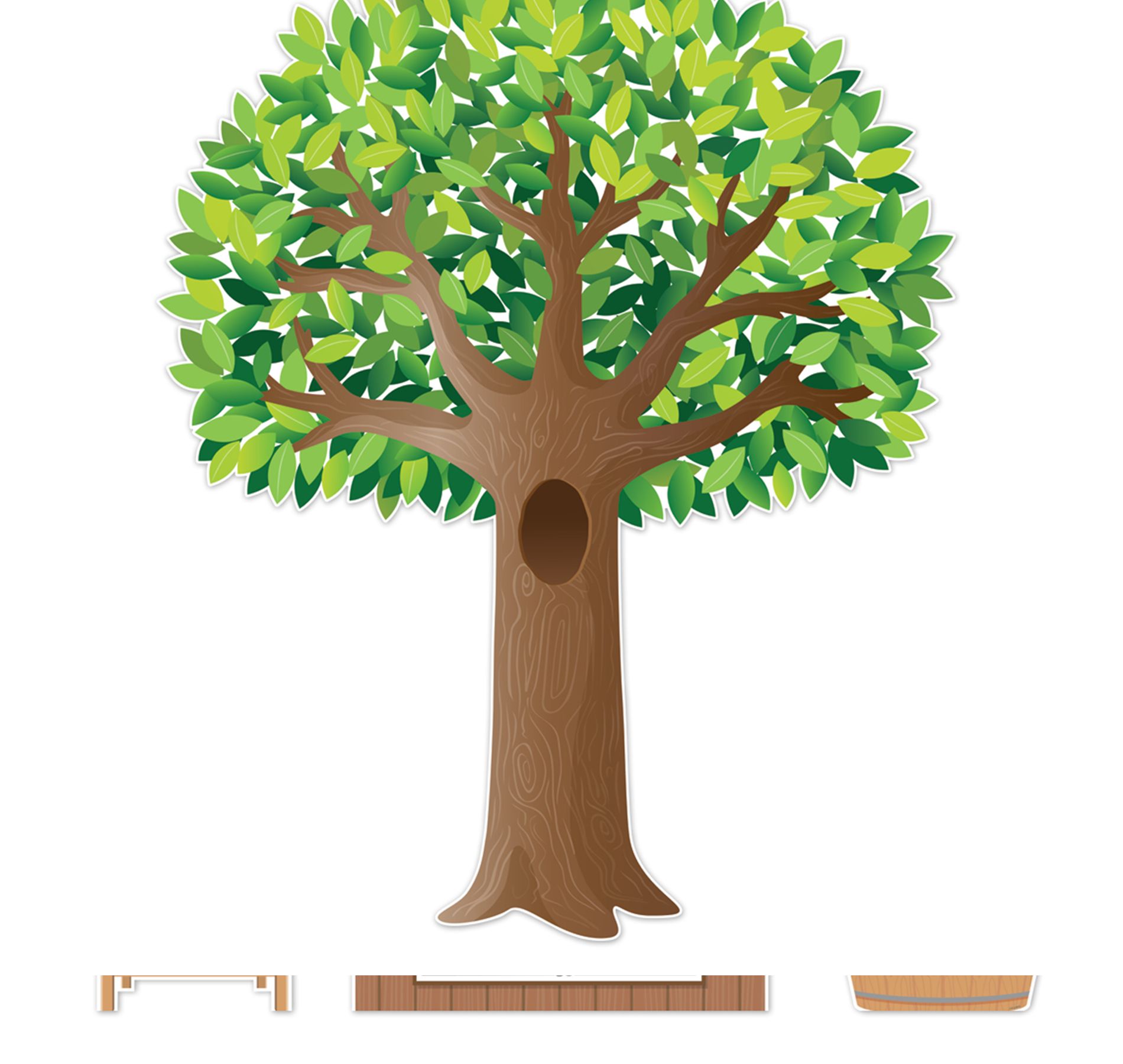 Creative Teaching Press® Apple Time Jumbo Tree Bulletin Board Set, 10 Pieces
