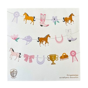 Daydream Society - Pony Tales Garland - Pack of 16 Die-Cut Pieces & Hanging Twine - 1 of 3