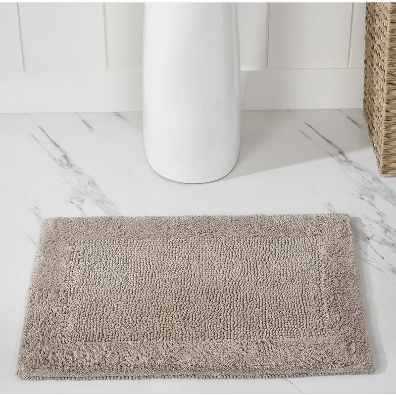 Edge Collection 100% Cotton Tufted Reversible 2 Piece Bath Rug Set - Better Trends, 1 of 7