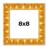 PosterPalooza | 8x8 Bamboo Picture Frame, UV Acrylic, 4 Finishes - Brown, Black, Gold, and Natural - 2 of 4
