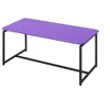 NicBex Modern Rectangle Coffee Table Set of 3 with Beveled Edges and Metal Frame for Living Room - 3 of 4
