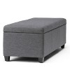 NicBex 48.4" Storage Bench Rectangle Storage Ottoman for Bedroom, Living Room - 3 of 4