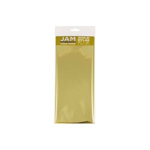 JAM Paper Gift Tissue Paper Gold Mylar 3 Sheets/Pack (11734227) - 1 of 3