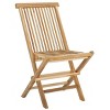 Marcus Teak Folding Chair Indoor/Outdoor (Set Of 2) - PAT6600 - Natural - Safavieh - 4 of 4