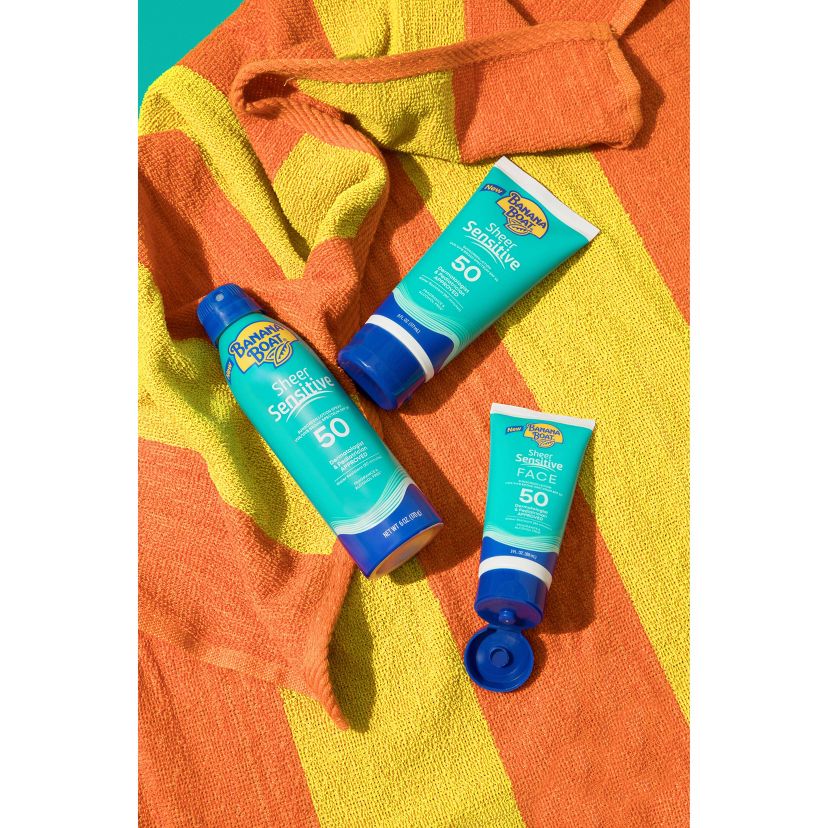 Banana Boat Sheer Sensitive Sunscreen Collection