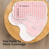 KeaBabies 4pk Hallo Baby Burp Cloths, Organic Cotton Burp Cloth for Girls, Boys, Soft & Absorbent Burping Cloths - 2 of 4