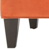Harlow Lounging Bench - Pumpkin - Safavieh - 4 of 4