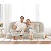 SKRAN Extra Large Human Dog Bed,Lazy Couch Giant Bean Bag Lounge Chair,Comfy Tatami With Adjustable Backrests And 2 Pillows Fits You & Pets - 2 of 4