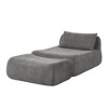 CAVINAS Bean Bag Chair Lazy Floor Chair for Adults and Kids Fireside Chair with Memory Foam Lounge Chair for Living Room, Bedroom - 3 of 4
