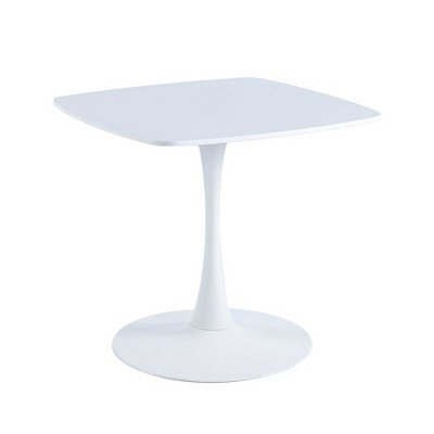 Square Dining Table Coffee Table Center Pedestal Tulip Wooden Tea Table Mid Century Modern Dining Table