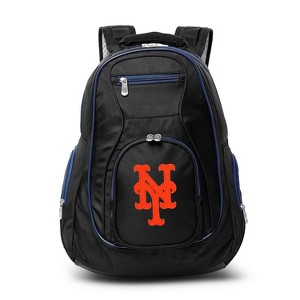 MLB New York Mets Colored Trim 19" Laptop Backpack - 1 of 4